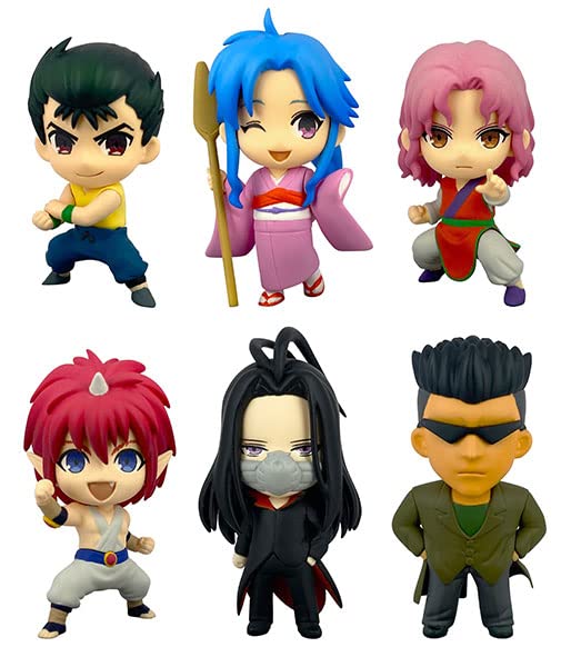 ￼幽遊白書1 ミニフィギアコレクション　キーチェーン全6種 幽遊白書 ミニフィギュアコレクション Vol.1 コンプリートセット
